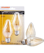 2 Sylvania LIGHT BULBS F15 Iridescent 25 W Flame Shape E26 25F IC BL 138... - £16.38 GBP
