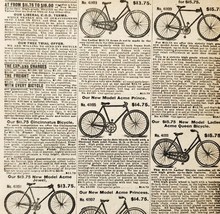 1900 Bicycle Department Bikes Advertisement Victorian Sears Roebuck 5.25... - $19.99