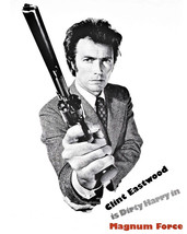 Clint Eastwood in Magnum Force Dirty Harry holding gun 8x10 Photo - £6.28 GBP