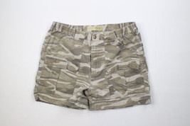 Vtg Cabelas Mens 36 Faded Spell Out Above Knee Camouflage Cargo Shorts Canvas - £42.79 GBP