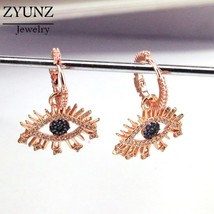 5 Pairs, Eyes Huggie Earrings Eyes Dangle Earrings Turkey Blue Eyes Jewelry Gold - £43.95 GBP