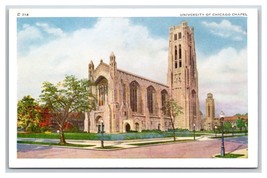 University of Chicago Chapel Chicago Illinois IL UNP WB Postcard S10 - £2.32 GBP