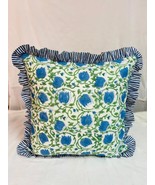 Pack of 2 Throw Pillow Covers 100% Cotton Pre Washed Ruffle Decorative P... - $94.34 CAD