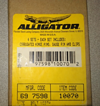 Alligator 697598 Steel Hinged Belt Fasteners 1A-12 (Missing Parts) - £12.50 GBP