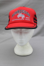 Vintage Trucker Hat - Schroeder Farm Implements 3 Striper - Adult Snapback - £27.97 GBP