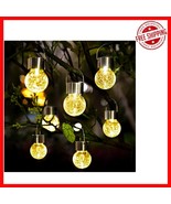 Stylish 12 Pack Solar Globe Lights - Easy Install Warm White Outdoor Lig... - $57.83 CAD
