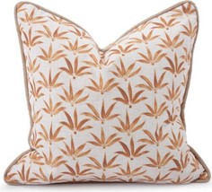 Pillow Throw HOWARD ELLIOTT Square 20x20 Hemp Gold Down Insert Linen Polyester - £255.78 GBP