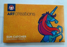 Wendys Kids Meal Toy*Art Creations*UNICORN Sun Catcher*Coloring Sheets Sealed - £7.03 GBP