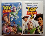 Disney Pixar Toy Story 1 &amp; Toy Story 2 Clamshell VHS Lot Tim Allen Tom H... - $11.87