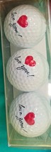 Special Occasion Valentine Golf Balls Spalding #1 Balls NOS 1990 I Love You - $9.78