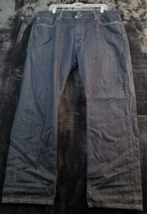 Levi&#39;s 514 Jeans Mens Size 40 Blue 100% Cotton Flat Front Straight Leg Pockets - £17.55 GBP