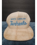 North Carolina Tar Heels AJD RARE Script Vintage Snapback Cap Hat Corduroy - $85.50
