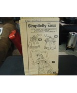 Simplicity 6055 Doll&#39;s Set of Party Dresses Pattern - Size Large (17&quot;-18... - £8.80 GBP