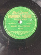 Dr. Sigmund Spaeth - William Tell Overture - Best Loved Famous Music - 78 rpm - £11.45 GBP