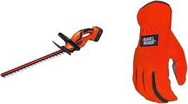 Black+Decker 40V Max Cordless Hedge Trimmer, 24-Inch With, LHT2436 &amp; BD505L - £153.33 GBP