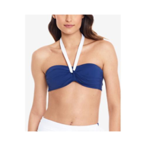 Lauren Ralph Lauren Womens Swimwear Two Tone Bikini Top Color Blue Size 10 - £51.90 GBP