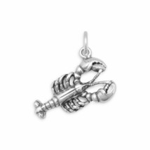925 Sterling Silver Marine 3D Lobster Charm Pendant Bracelets Neck Piece Jewelry - £36.81 GBP