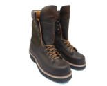 Hoffman Men&#39;s 10&quot; Composite Toe Powerline Boots *Made In USA* Brown Size... - $213.74