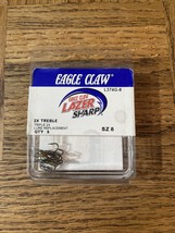 Eagle Claw Lazer Sharp 2X Treble Size 8 - $7.87