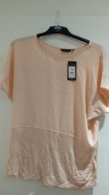 Womens Tops - New Look Size 12 Viscose Pink Top - £14.10 GBP