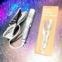 FoxyBae Mini Travel Flat Iron Marble Rose Gold Colored Brand New In Box ... - $39.59