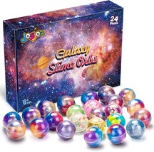 Kids Slime 24 Pack Galaxy Slime Ball Kits with Crystal Slime Party Favor... - £33.29 GBP