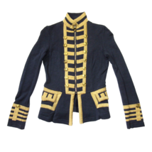 NWT Denim &amp; Supply Ralph Lauren Zip Front Braided Military Blazer in Nav... - £149.91 GBP