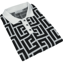 Men's Sports Shirt LCR MIZUMI Soft Cotton Blend Fashion Polo Style 11170-A Black image 2