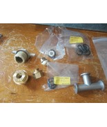 LOT of Kurt J. Lesker Vacuum Parts Gasket Brass Adapters Tee Fitting 0B3... - $144.39