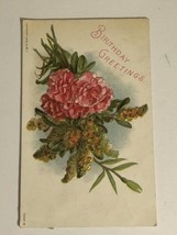 1909 Birthday Greetings Postcard Antique Bell Ohio - £5.20 GBP