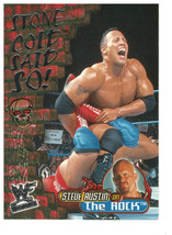 2001 Fleer WWF Steve Austin On Series &quot;The Rock&quot; Trading Card (#1) {6007} - £3.55 GBP