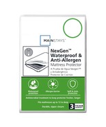 Mainstays Nexgen Waterproof Anti-Allergen Zippered Mattress Protector, Twin - £4.68 GBP