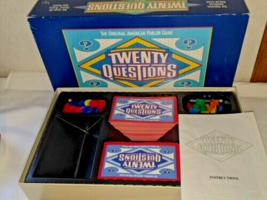 1988 Twenty Questions Board Game 2-4 Players - Used - Complete - Good Co... - $15.47