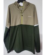 Men&#39;s XL Eddie Bauer Quarter Zip Long Sleeve With Hood NWT - $59.99