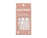KISS GOLDFINGER TRENDY TOENAILS 24 READY TO WEAR GEL GLUE INCLUDED #GCT05 - $6.59