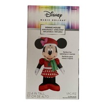 Gemmy Disney Magic Holiday Minnie Mouse Christmas Airdorable Inflatable ... - $21.00