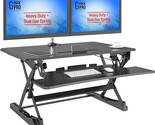 Desktop Standing Desk Converter | Sit-To-Stand Work Desk Riser | Adjusta... - $406.99