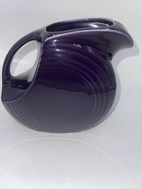 Fiesta Ware Retired Plum Purple Large Water Pitcher 7.25” x 7.5” - £38.72 GBP