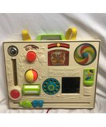 Vintage 1973 Fisher-Price ACTIVITY CENTER Busy Box Baby Crib Preschool Toy - $633.47 MXN