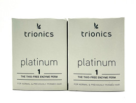 Trionics Platinum 1 The Thio-Free Enzyme Perm/Normal &amp; Previously Permed Hair-2 - £36.93 GBP