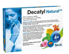 Decatylen Natural Healthy mucous membrane of the respiratory tract 12 tab - £14.19 GBP