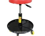 Adjustable Home Automotive Casters Mechanic Roller Seat W/ Tool Storage ... - $46.99