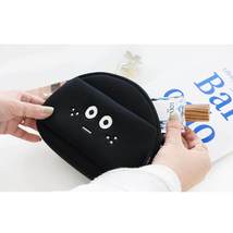 Brunch Brother Pompom Band Strap Handle Mini Makeup Pouch Case Korean Character image 6