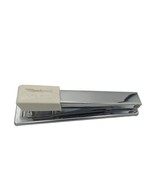 Vintage Markwell Desk Mate Standard Stapler White + Chrome Made USA - £8.56 GBP