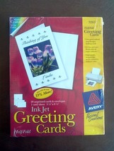 AVERY 3265 Ink Jet Greeting Cards - Brand New Sealed - £10.36 GBP