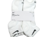 Nike Everyday Plus Low Cut Socks 6 Pack Men&#39;s Size XL 12-15 White NEW SX... - $27.99