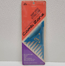 RARE Vintage Stance Industries 1988 Blue Hair Comb Zone! Detangler, Teaser - £14.58 GBP