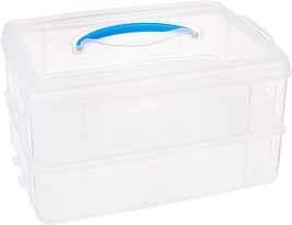 Snapware Snap &#39;N Stack | Portable Storage Bin with Lid for Tool and Craft - £27.17 GBP