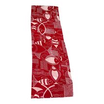 Chico’s Red Fish Print Scarf 100% Cotton 71” x 12” Lightweight Ocean Sea... - €11,50 EUR