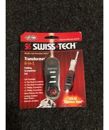 SWISS TECH TRANSFORMER 6-in-1 FOLDING STAINLESS STEEL SCREWDRIVER SET   ... - $25.57 CAD